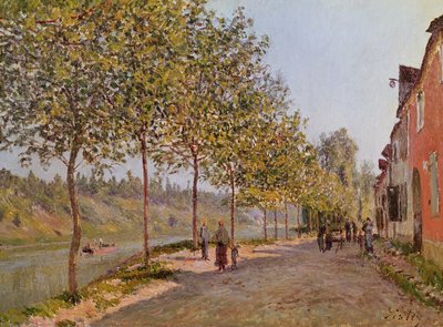 June Morning in Saint-Mammes by Alfred Sisley